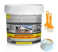 1KG Impermeabilizante Transparente,Revestimiento Impermeable Invisible,Pintura Impermeabilizante para Exteriores y Interiores,Sellador Impermeable para Terrazas,Pared,Baño