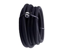 1M/2M/3M/5M AN3 AN4 AN6 AN8 AN10 Universal E85 manguera de combustible enfriador de Gas y aceite tubo interior PTFE Nylon acero inoxidable trenzado(2m AN8)