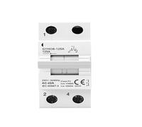 1P 2P 3P 4P 40A 63A 100A 125A Disyuntor de enclavamiento AC Din Rail Interruptor de transferencia manual(1P,100A)