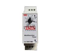 1Pc AC/DC 24-240V DHC19-M Temporizador multifunción Relé de tiempo
