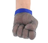1pc de acero inoxidable 304 guante resistente a los cortes Guantes anti-corte guantes de carnicero para la protección de los guantes de seguridad/guantes de construcción, de gran tamaño