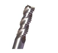 1pc HRC56° Rough Machining Milling Cutter Solid Carbide Roughing End Mills 3 Flutes 3~20mm CNC Tungsten Steel Endmills For Aluminum(D6x20x6Dx75L)