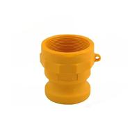 1Pcs DN15 To DN50 Camlock Couplings 1/2" To 2" Quick Disconnect PP Pipe Fittings(Khaki,1/2")