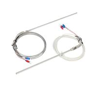 1PCS Sonda termopar M8 1m 2m 3.0m 5m K J PT100 50mm 100mm 150mm 200mm | Resorte de compresión Roscada(1m M8 K 200mm)
