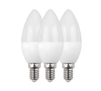 1Primer Leader Pack 3 Bombillas LED Vela E14 6W Equi.40W 470lm 15000H Primer Leader