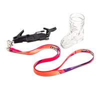 1x vaso de chupito en forma de bota de esquí con accesorios y cinta para colgar del cuello - Ideal para ocasiones especiales como regalo - Vasos de chupito, vasos de licor 4cl 1 pieza Juego de gafas