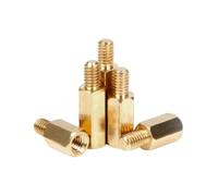 2-10 uds M4xL+8mm Latón separadores roscados hexagonales hembra-macho