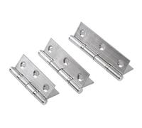 2'' 2.5'' 3'' Hinge 4/10/20/40PCS Door Hinges Stainless Steel Folding Flat 1Pcs(2inch,20pcs(10 pairs))