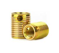2~20 piezas de acero al carbono galvanizado/reparación roscas acero inoxidable,casquillo autorroscante inserción Triple orificio M3 M4 M5 M6 M8~M16(Galvanized,M16xM20x24mm 2pcs)