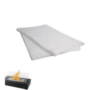 2/4/6 unids lana cerámica para chimenea etanol, 30 × 20 cm mecha de chimenea resistente al calor, bolas de cerámica cortables para chimenea de mesa para prolongar el tiempo de combustión