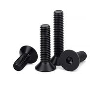 2/5/10/20/30/50/100 Uds DIN7991 Hexágono Cabeza Con Conector Hexagonal Tornillo Avellanado Plano M2 .5 M3 M4 M5 M6 Negro Grade10.9 Pernos De Acero(3mm,M2 (100pcs))