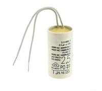 2.5uF Bombas de agua condensador para calefacción 49 x 25 mm, condensador de metal 2,5 uF para calderas y bombas, sistema de calefacción, condensador de 2,5 uF, reducción de ruido, motor de 2,5 uF, 49