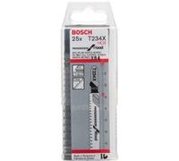 Bosch Professional 25 x Hojas de sierra de calar T 234 X (para Madera blanda, corte recto, accesorios Sierra de calar)