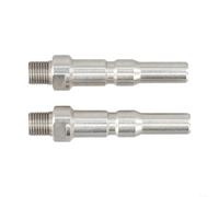 2 adaptadores de lavadora de alta presión, metal resistente de rosca interna de 1/4 pulgadas para juego K, compatible con piezas de lavadora a presión Nilfisk y KEW