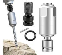 2 Adaptadores de Llave de Impacto, Adaptador de Llave de Impacto Sds Plus para Convertir Llaves de Impacto a martillos Eléctricos, Se Convierte en SDS Plus, para Uso con Taladro Eléctrico