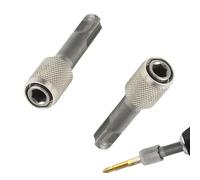 2 adaptadores de portabrocas SDS de 6,35 mm, adaptador de broca profesional SDS hexagonal para martillo de taladro