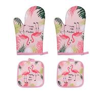 2 Agarraderas De Flamenco, 2 Agarraderas De Flamenco, Guantes De Cocina, Guantes Para Hornear, Agarraderas Y Guantes De Horno, Regalos De Flamenco