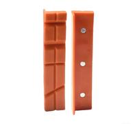 2 almohadillas de goma suave para tornillo de banco de 4, 5, 6 pulgadas, abrazaderas magnéticas que no dañan para metal, madera, plástico, naranja y verde, accesorios de prensa de taladro en forma de