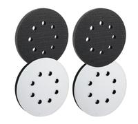 2 almohadillas de interfaz de 150 mm, 6 orificios de espuma suave para redondear, almohadillas de pulido de 150 mm, almohadilla suave para platos de lijado y platos de pulido, ligero y práctico para