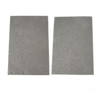2 almohadillas de placa base de carbono para lijadora de banda 9403 MT190 | Material de carbono, 169 x 110 mm, 4 agujeros de montaje, se adapta a lijadora de banda 9403 MT190 MT9, paquete de 2