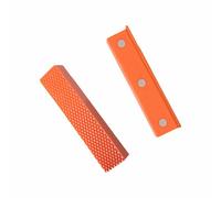 2 almohadillas magnéticas para mordazas de banco de nailon suave de 125 mm para carpintería, reparación de armas de fuego, mantenimiento de palos de golf, fabricación de joyas (amarillo)