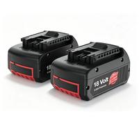 2*Batería de repuesto Bosch 18V 6Ah, batería de iones de litio para herramientas eléctricas, compatible con el sistema Bosch Professional 18V GBA