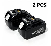 2× Batería de repuesto para Makita 18V, 6,0 Ah Li-Ion, compatible con BL1860B BL1850B BL1840B LXT, indicador LED