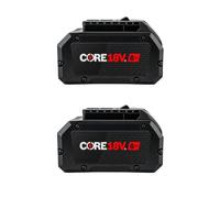 2 baterías 18V 8.0Ah Compatible con Bosch Professional 18V Pro Core - 2 baterías de repuesto Li-ION 144Wh con indicador LED