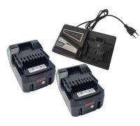 2 baterías BSL1850 de 18 V 5,0 Ah + cargador para baterías Hitachi HiKOKI | Para Hitachi BSL1830 BSL1815 BSL1815X BSL1815S BSL 1830 BSL1830C 330067 330068 330139 330557 335790 BSL 1850 BSL1820. BSL182