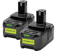 2 baterías de litio de 18 V y 5,5 Ah para batería Ryobi P108 RB18L25 P108 RB18L15 RB18L13 P107 P122 P104 P105 P102 P103