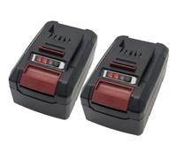 2 baterías de repuesto para herramientas Einhell Power X-Change de 18 V, 4,0 Ah, 4,0 Ah, con indicador LED de 3 niveles, protección integrada contra sobrecargas y cortocircuitos