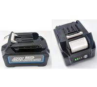 2 baterías de repuesto para Makita XGT 40 V - Compatible con BL4050, BL4040, BL4050F, BL4025 iones de litio