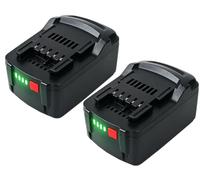 2 baterías de repuesto para Metabo BSZ18 MTB18B BS18LT SB18LT SB18LT 6.25455 6.25457 6.25457.00 6.25459 6.25468 6.25469