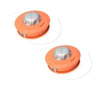 2 bobinas de hilo reforzadas compatibles con Husqvarna Makita Nemaxx Rotfuchs Desbrozadora Easy Load