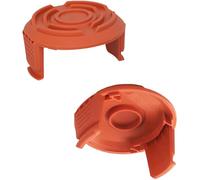 2 Bobinas de Tapas Compatibles con Worx WG180, WG163 y WG175, tapas para bobinas de cobertura para desbrozadoras, recambios de bobina para cortacésped.