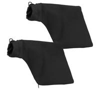2 bolsas de recogida de polvo para sierra ingletadora, sierra de mesa, lijadora de correa, bolsa de polvo de nailon resistente y acero con apertura de cremallera ajustable (se adapta a puerto de 1.5 a