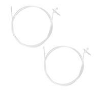 2 boquillas de espuma pulverizadora, fácil instalación, tubo largo flexible para boquillas de agua, tubos aplicadores de espuma, tubo de extensión flexible