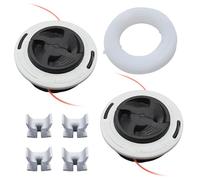 2 cabezales de corte para Stihl C26-2 Autocut, ADEFOL cabezal de desbrozadora con 15 m de hilo redondo para STIHL FS55 FS56 FS70 FS80 FS85 FS87 FS89 FS90 FS91 FS94 FS111 FS120 FS131 piezas de repuesto