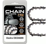 2 cadenas de sierra 20 cm 1,3 mm 3/8" 33TG para Dedra DED8699