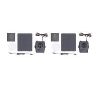 2 calentadores solares portátiles de 12 V y 20 W - Para camping al aire libre, coche y mascotas.