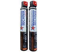 2 cartuchos de gas rojo para Paslode BeA KMR Tjep Makita Metabo Hikoki Hitachi Würth 165 mm 80 ml