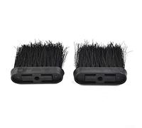 2 cepillos de chimenea, recambio de cabezal para juegos de herramientas de chimenea, cepillo de repuesto oblongo para chimenea, S
