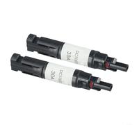 2 conectores de diodo de bloqueo de cable de panel solar compatibles, adaptador en línea de 1000 V IP67 impermeable para protección de corriente inversa en sistemas fuera de la red (30 A)