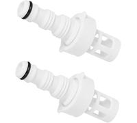 2 conectores de drenaje de manguera de jardín para conectores redondos Intex de manguera de piscina para adaptador de manguera de piscina redonda sobre el suelo