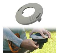 2 cubiertas de carrete de cabezal de recortadora, cubierta de carrete de cortacésped, para cabezal de corte Stihl-46-2 4003 713 9701, accesorio duradero y práctico (2 piezas)