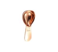 2 cucharas de acero inoxidable para pulir condimentos para el hogar, herramientas personalizadas para hornear, cuchara medidora 304 de 15 ml (oro rosa)