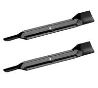 2 cuchillas de 32 cm compatibles con cortacésped eléctrico GARDENA PowerMax 32 E/Cuchilla de repuesto 4080 de acero templado (dureza 45 HRC)
