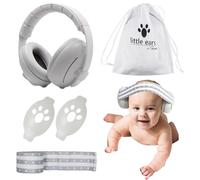 2 en 1 Protectores Auditivos para Bebés,Cascos Bebe Antiruido Protectores Auditivos,Casco Bebe Golpes,2in1 Orejeras para Bebés,Cascos Antiruido para Bebe,Protección Auditiva Bebé Auriculares