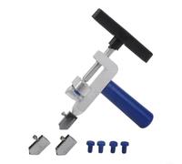 2 en 1 vidrio para azulejos herramienta de corte manual de rodillo rueda de acero para azulejos esmaltados espejos, herramienta manual ergonómica para proyectos caseros DIY