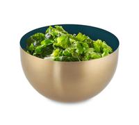 2 Ensaladeras verde y dorado Bol acero inox. 1l Cuenco repostería Cuenco cocina